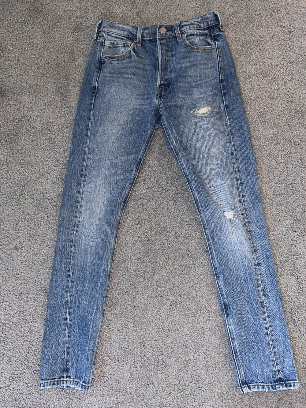 LEVI'S ALTERED 501 SKINNY JEANS REMASTERED ICONIC DESIGN TO A FITTED JEAN  27X30